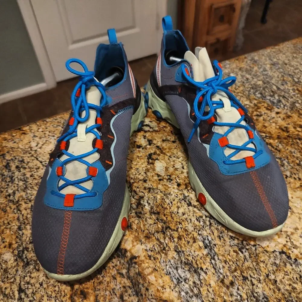 Nike React Element 55 SE Multicolored Men’s CT1142-700 Size 13 US Sneakers